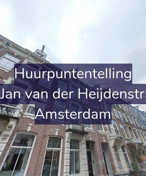 Foto gevel Huurpuntentelling voor Tweede Jan van der Heijdenstraat 82-2, Amsterdam