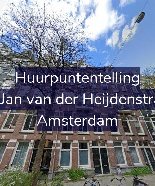 Foto gevel Huurpuntentelling voor Tweede Jan van der Heijdenstraat 19-1, Amsterdam