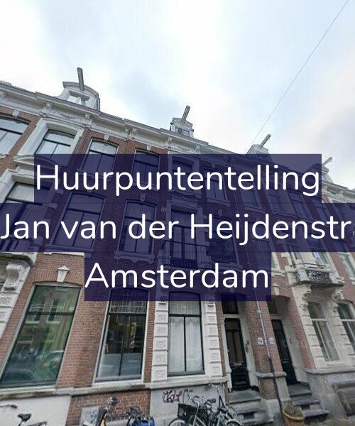 Foto gevel Huurpuntentelling voor Tweede Jan van der Heijdenstraat 86-1, Amsterdam