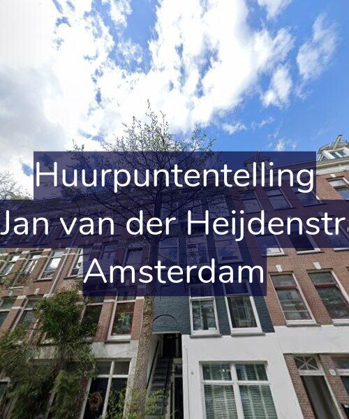Foto gevel Huurpuntentelling voor Tweede Jan van der Heijdenstraat 33-2, Amsterdam