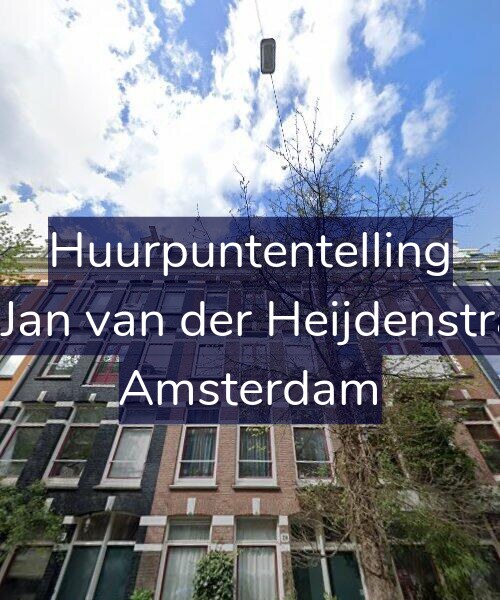 Foto gevel Huurpuntentelling voor Tweede Jan van der Heijdenstraat 29-2, Amsterdam