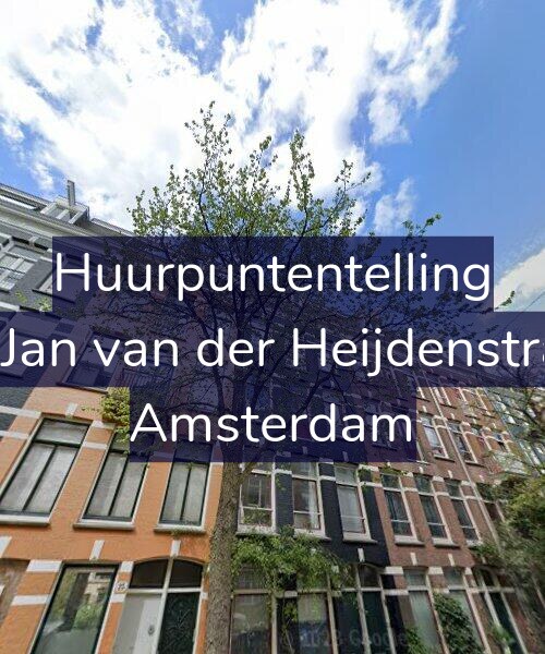 Foto gevel Huurpuntentelling voor Tweede Jan van der Heijdenstraat 27-2, Amsterdam