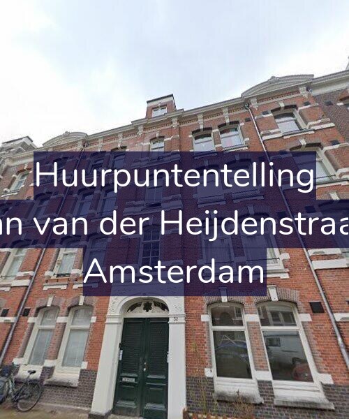 Foto gevel Huurpuntentelling voor Tweede Jan van der Heijdenstraat 50-HRV, Amsterdam