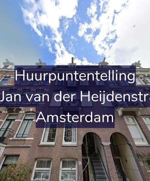 Foto gevel Huurpuntentelling voor Tweede Jan van der Heijdenstraat 16-2, Amsterdam