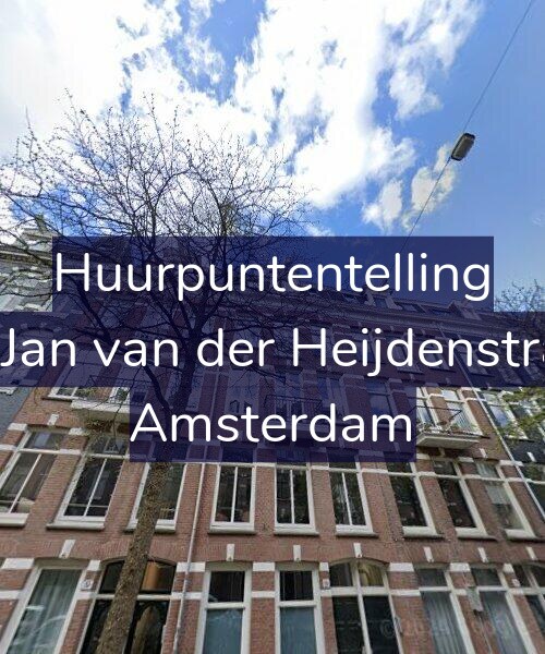 Foto gevel Huurpuntentelling voor Tweede Jan van der Heijdenstraat 19-2, Amsterdam