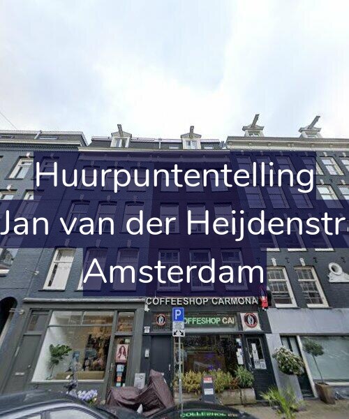 Foto gevel Huurpuntentelling voor Tweede Jan van der Heijdenstraat 43-1, Amsterdam
