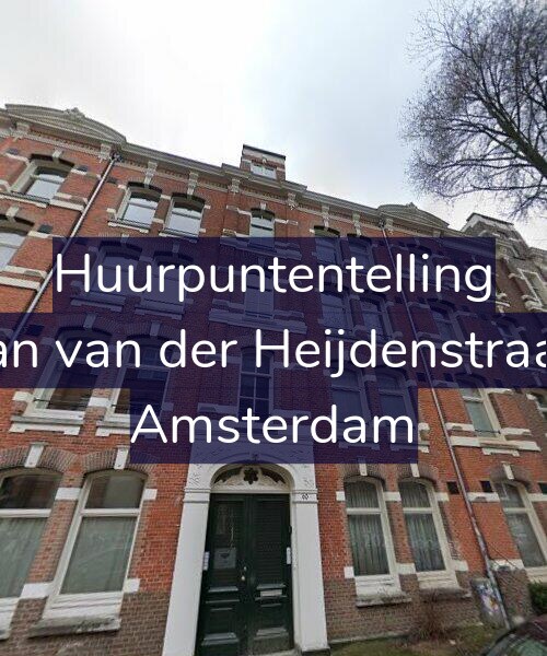 Foto gevel Huurpuntentelling voor Tweede Jan van der Heijdenstraat 60-HLV, Amsterdam