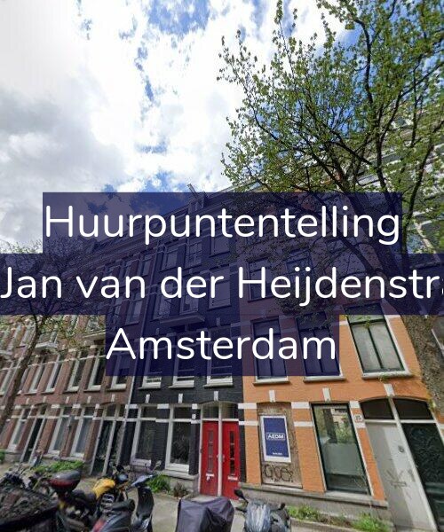 Foto gevel Huurpuntentelling voor Tweede Jan van der Heijdenstraat 23-1, Amsterdam