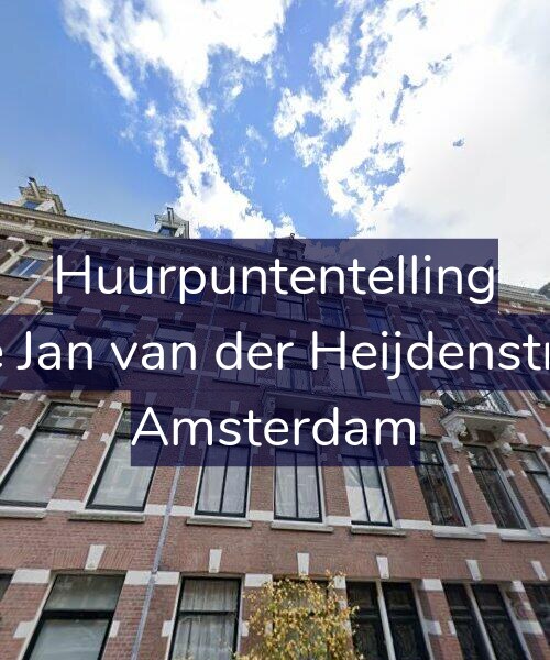 Foto gevel Huurpuntentelling voor Tweede Jan van der Heijdenstraat 8-3, Amsterdam