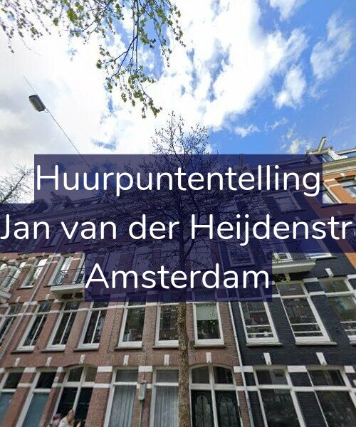 Foto gevel Huurpuntentelling voor Tweede Jan van der Heijdenstraat 21-3, Amsterdam