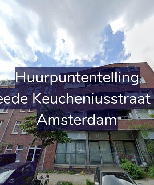 Foto gevel Huurpuntentelling voor Tweede Keucheniusstraat 1-C, Amsterdam