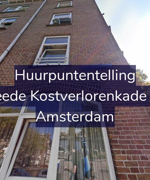 Foto gevel Huurpuntentelling voor Tweede Kostverlorenkade 141, Amsterdam
