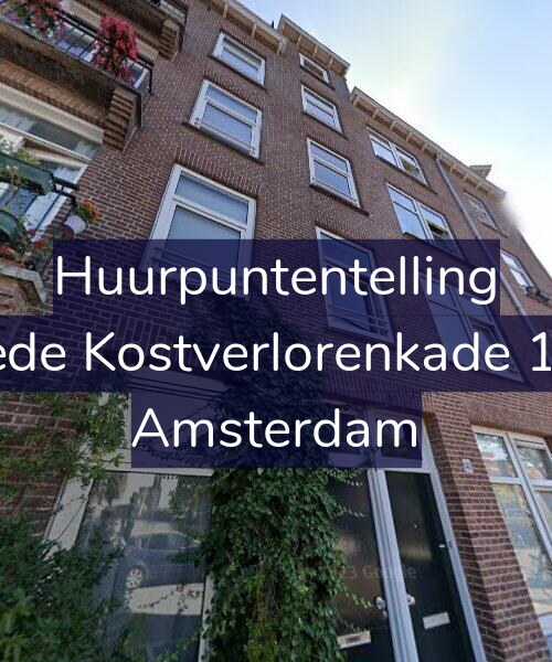 Foto gevel Huurpuntentelling voor Tweede Kostverlorenkade 140-1, Amsterdam