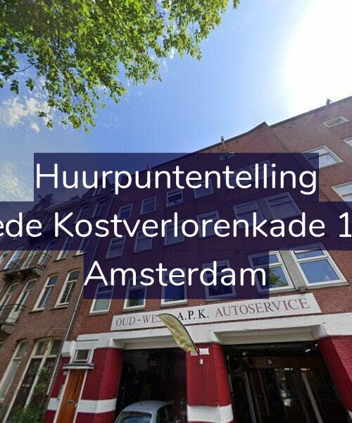 Foto gevel Huurpuntentelling voor Tweede Kostverlorenkade 128-3, Amsterdam