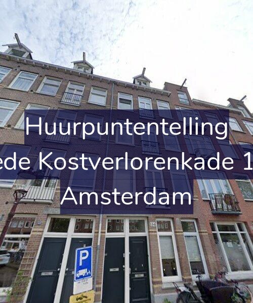 Foto gevel Huurpuntentelling voor Tweede Kostverlorenkade 154-3, Amsterdam