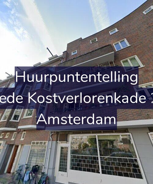 Foto gevel Huurpuntentelling voor Tweede Kostverlorenkade 20-1, Amsterdam