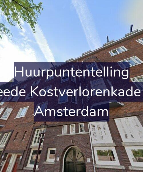 Foto gevel Huurpuntentelling voor Tweede Kostverlorenkade 9-3, Amsterdam