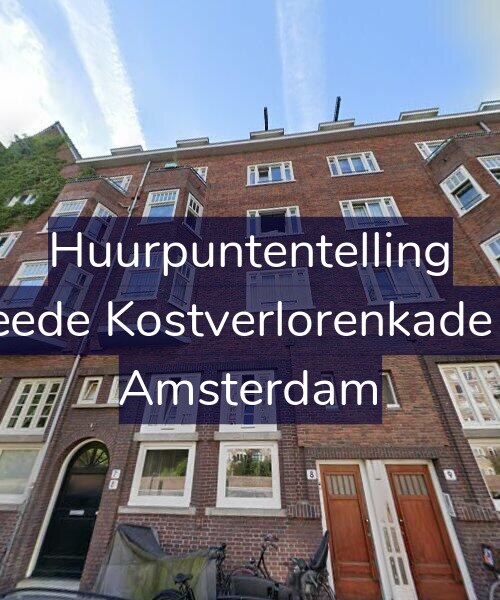 Foto gevel Huurpuntentelling voor Tweede Kostverlorenkade 8-1, Amsterdam