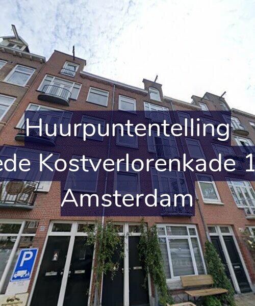 Foto gevel Huurpuntentelling voor Tweede Kostverlorenkade 156-2, Amsterdam