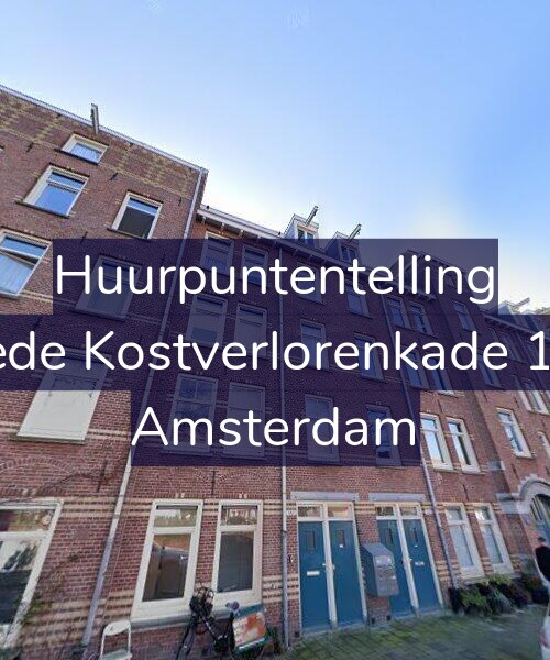 Foto gevel Huurpuntentelling voor Tweede Kostverlorenkade 143-1, Amsterdam