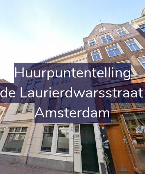 Foto gevel Huurpuntentelling voor Tweede Laurierdwarsstraat 44-D, Amsterdam