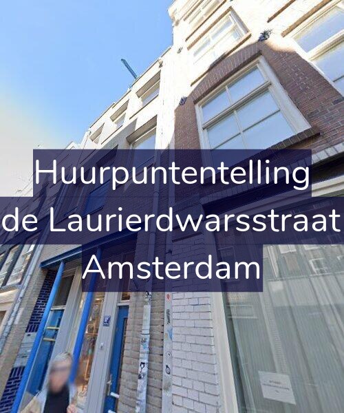 Foto gevel Huurpuntentelling voor Tweede Laurierdwarsstraat 51-B, Amsterdam
