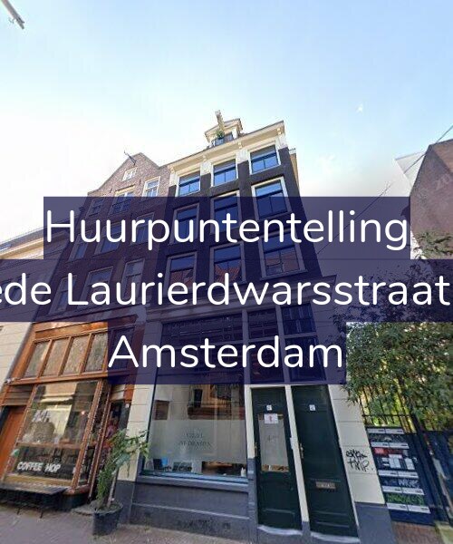 Foto gevel Huurpuntentelling voor Tweede Laurierdwarsstraat 42-1, Amsterdam