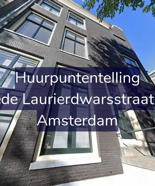 Foto gevel Huurpuntentelling voor Tweede Laurierdwarsstraat 64-2, Amsterdam