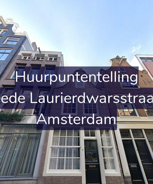 Foto gevel Huurpuntentelling voor Tweede Laurierdwarsstraat 60, Amsterdam