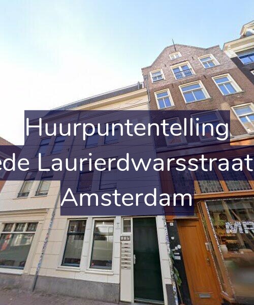 Foto gevel Huurpuntentelling voor Tweede Laurierdwarsstraat 44-F, Amsterdam
