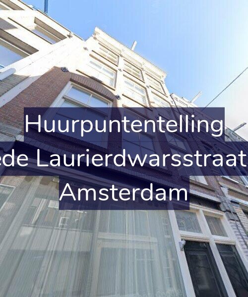 Foto gevel Huurpuntentelling voor Tweede Laurierdwarsstraat 53-3, Amsterdam