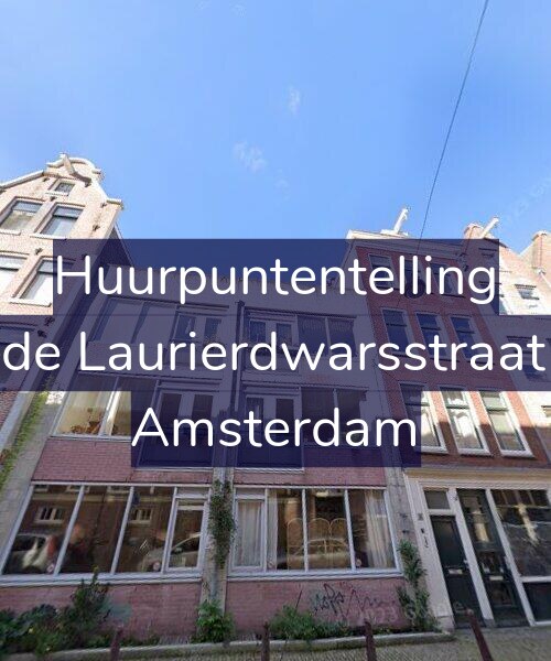 Foto gevel Huurpuntentelling voor Tweede Laurierdwarsstraat 34-B, Amsterdam