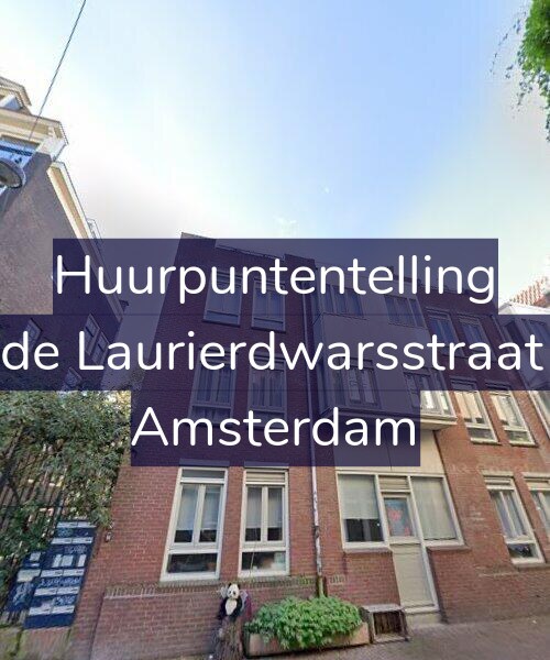 Foto gevel Huurpuntentelling voor Tweede Laurierdwarsstraat 12-A, Amsterdam