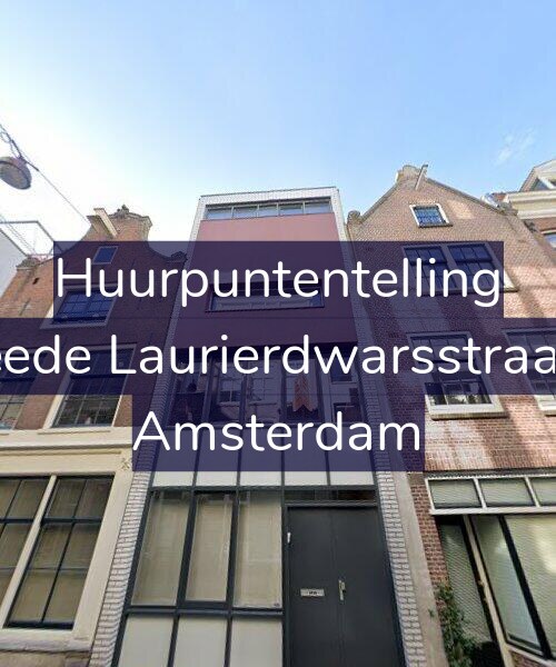 Foto gevel Huurpuntentelling voor Tweede Laurierdwarsstraat 56, Amsterdam