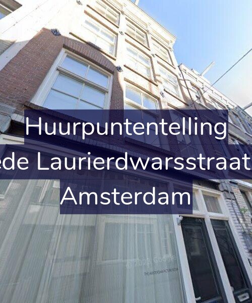 Foto gevel Huurpuntentelling voor Tweede Laurierdwarsstraat 53-1, Amsterdam