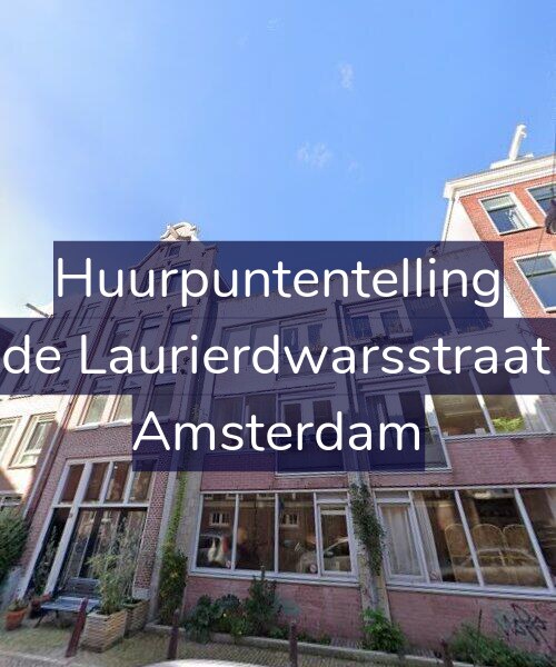 Foto gevel Huurpuntentelling voor Tweede Laurierdwarsstraat 34-C, Amsterdam