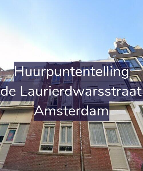 Foto gevel Huurpuntentelling voor Tweede Laurierdwarsstraat 10-B, Amsterdam