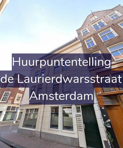 Foto gevel Huurpuntentelling voor Tweede Laurierdwarsstraat 44-B, Amsterdam