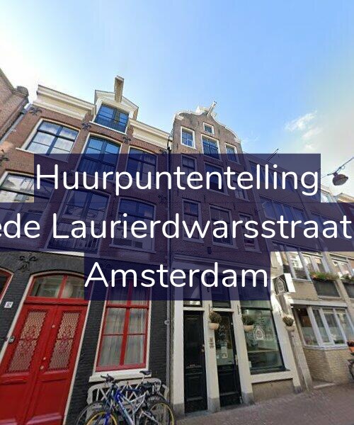 Foto gevel Huurpuntentelling voor Tweede Laurierdwarsstraat 50-1, Amsterdam