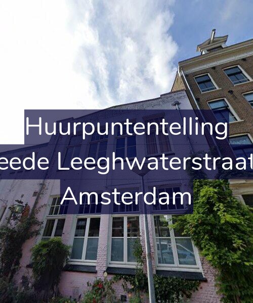 Foto gevel Huurpuntentelling voor Tweede Leeghwaterstraat 20, Amsterdam