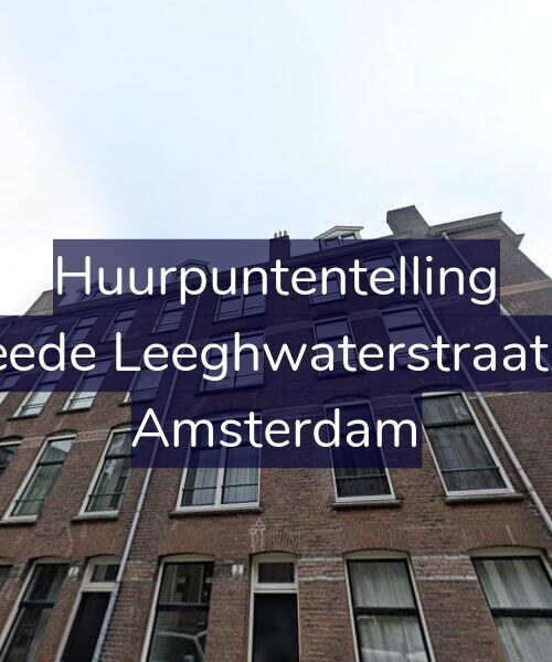 Foto gevel Huurpuntentelling voor Tweede Leeghwaterstraat 3-2, Amsterdam