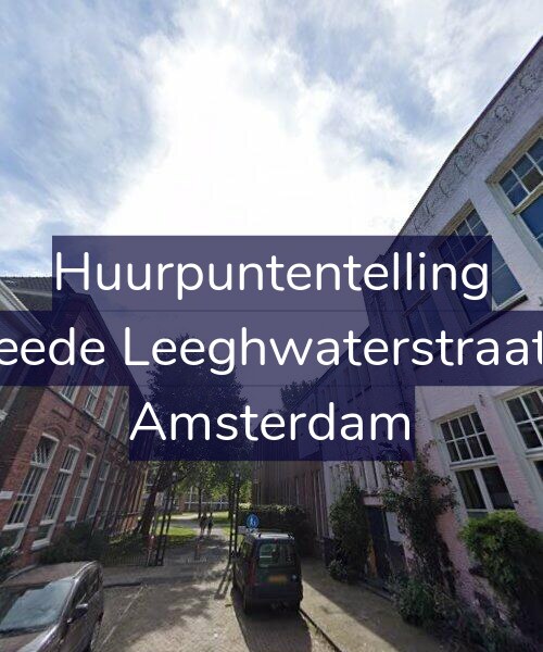 Foto gevel Huurpuntentelling voor Tweede Leeghwaterstraat 24, Amsterdam