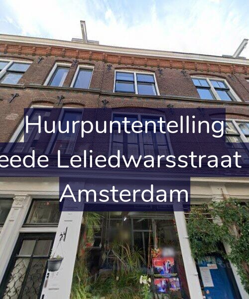 Foto gevel Huurpuntentelling voor Tweede Leliedwarsstraat 5-1, Amsterdam