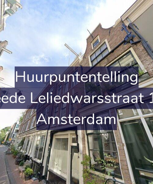 Foto gevel Huurpuntentelling voor Tweede Leliedwarsstraat 13-1, Amsterdam