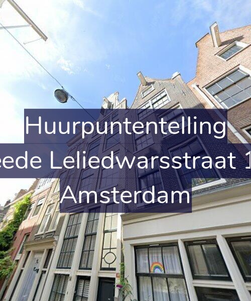 Foto gevel Huurpuntentelling voor Tweede Leliedwarsstraat 14-2, Amsterdam