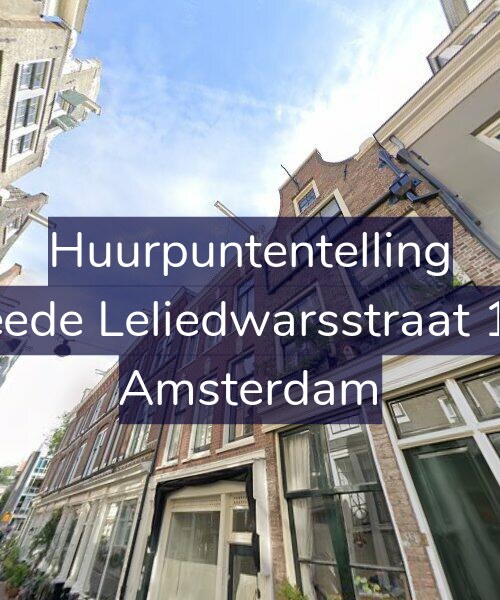 Foto gevel Huurpuntentelling voor Tweede Leliedwarsstraat 13-3, Amsterdam