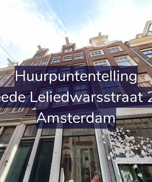 Foto gevel Huurpuntentelling voor Tweede Leliedwarsstraat 21-2, Amsterdam