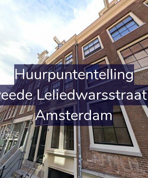Foto gevel Huurpuntentelling voor Tweede Leliedwarsstraat 25, Amsterdam