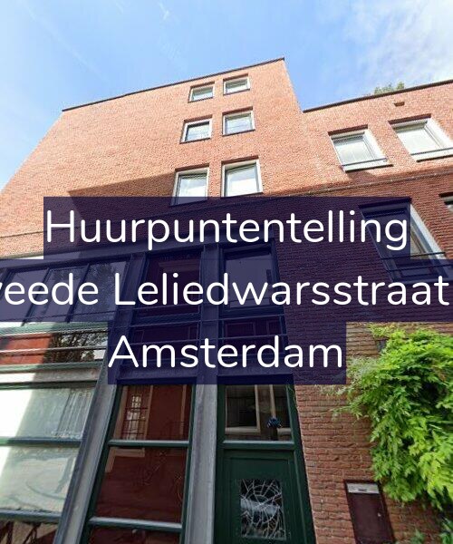 Foto gevel Huurpuntentelling voor Tweede Leliedwarsstraat 24, Amsterdam