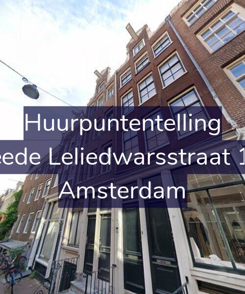 Foto gevel Huurpuntentelling voor Tweede Leliedwarsstraat 19-1, Amsterdam